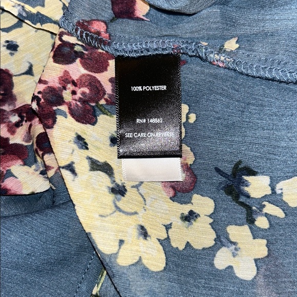 Torrid Crinkle Chiffon Raglan Tie Front Blouse 3 NWT - Picture 8 of 8